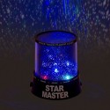 Звездна лампа планетариум Star Master, проектор на звездно небе, Черен