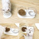 Поставка с две купи за храна и вода за котки