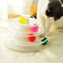 Котешка играчка, пирамида с улей и 4 топки
