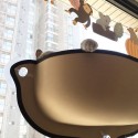 Легло за котки за прозорец за странично поставяне с вакуум