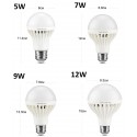 ЛЕД КРУШКА С ДАТЧИК ЗА ДВИЖЕНИЕ Е27