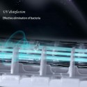 UV стерилизатор за четки за зъби 3 в 1, Поставка, Дозатор за паста