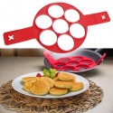 СИЛИКОНОВА ФОРМА ЗА ПАЛАЧИНКИ И ЯЙЦА ЗА 7 БР.