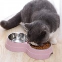 Купа за домашен любимец, двойна купичка за куче котка