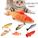 Плюшена играчка за котки, рибка с дължина 20см.