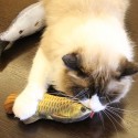 Плюшена играчка за котки, рибка с дължина 20см.