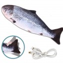 Мърдаща се играчка рибка за котки с USB батерия