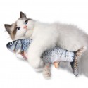 Мърдаща се играчка рибка за котки с USB батерия