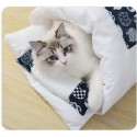 Меко зимно легло за котки с възглавничка