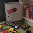 Сгъваем текстилен кош за дрехи и играчки Racing