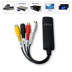 Видео рекордер (EasyCAP) USB 2.0 за запис на аналогов аудио видео сигнал