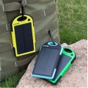 Водоустойчиво зарядно Соларна Външна Батерия Power Bank 5000 mAh