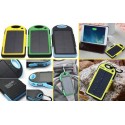 Водоустойчиво зарядно Соларна Външна Батерия Power Bank 5000 mAh