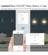 Wi-Fi Смарт Сензорен Ключтление за осветление с тъч стъклен панел