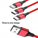 Комбиниран USB кабел за зарядно 3 в 1