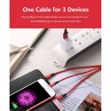 Комбиниран USB кабел за зарядно 3 в 1
