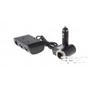 МОЩЕН 120W РАЗКЛОНИТЕЛ ЗА КОЛА С 4 ГНЕЗДА ЗА ЗАПАЛКА И USB ВХОД