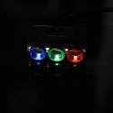 Мощен троен разклонител за запалка с USB и волтметър ,12/24V