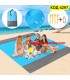 Голяма постелка за плаж незадържаща пясък - 210x100см