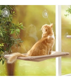 Котешка лежанка за прозорец