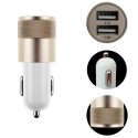 3.1A USB адаптер за запалка, кръгъл