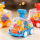 Прозрачна играчка кола със зъбни колела