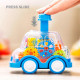 Прозрачна играчка кола със зъбни колела