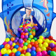 Детска Палатка 3 в 1 с Тунел и Сух Басейн – Pop-Up Игрален Център