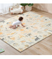 Голяма термо постелка за игра 180x200 см – Топлоизолиращо килимче (Модел 4853)
