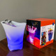7-литрова RGB Ледарка с Bluetooth 5.0 Високоговорител - Светеща Кофа за Лед и Охладител за Вино и Шампанско