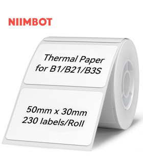 Niimbot термо етикети 50x30 мм | 230 бр. | За B1 B21 B3S