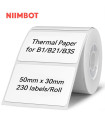 Niimbot термо етикети 50x30 мм – бързо, чисто и професионално етикетиране (230 бр.)