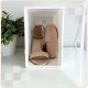 Прозрачна пластмасова кутия за съхранение на обувки - Размер XL (33x24x14см)