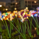 Цветни соларни лампи за градина с пеперуди – RGB LED декорация за двор