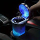 Светещ пепелник за кола с капак и LED подсветка