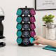 Въртяща стойка за 35 капсули Dolce Gusto, 360°, черна