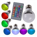 LED Крушка - 5W или 7W E27 A60 RGB С Дистанционно