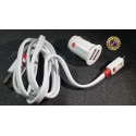 2в1 адаптер за запалка с 2бр USB + кабел "Griffin"