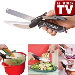 Ножица 2 в 1 за зеленчуци и месо Clever Cutter С ПОДАРЪК дъска за рязане