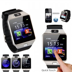 Смарт часовник DZ 09 Водоустойчив, Часовник-Телефон със sim карта, Bluetooth, Камера