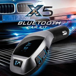 Bluetooth трансмитер за автомобил с LCD дисплей X5
