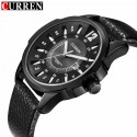 Мъжки часовник - Curren Sierra Black & Silver - 8123