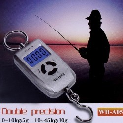 Преносим електронен кантар, до 45 кг, ръчен, LCD