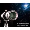 Мобилен телеобектив комплект със статив за Мобилен телефон18X zoom
