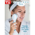 Четка за почистване и масажиране на кожата на лицето Spin Spa Facial Brush, На батерии