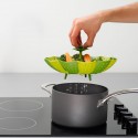 Сгъваема кошница за отцеждане и готвене на пара