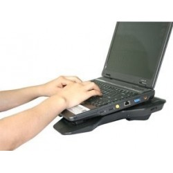 Охладителна подложка За лаптоп, Универсална, USB, Синя подсветка - 878