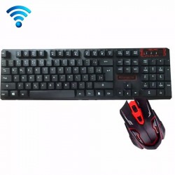Геймърски комплект безжична клавиатура + безжична мишка HK6500