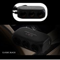 Разклонител за автомобилна запалка с 3 куплунга и 2бр. USB D23