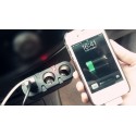 Двоен разклонител за запалка с 2бр. USB - модел 033